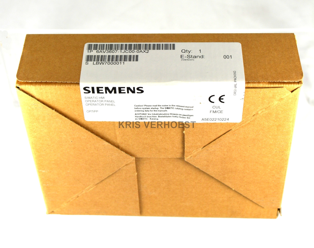 Siemens 6AV3607-1JC00-0AX2 (USED)