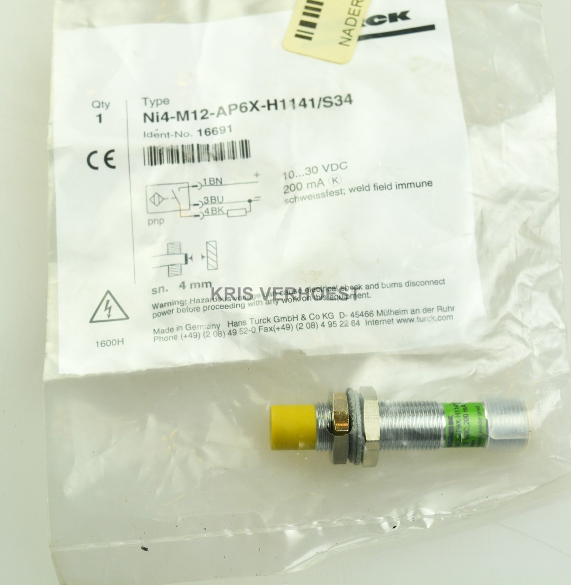 Turck 16691 (USED)