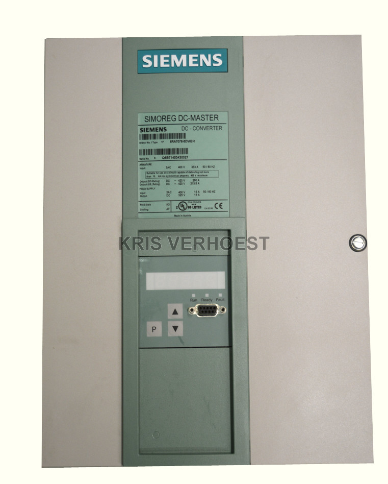 Siemens 6RA7078-6DV62-0 (NEW)