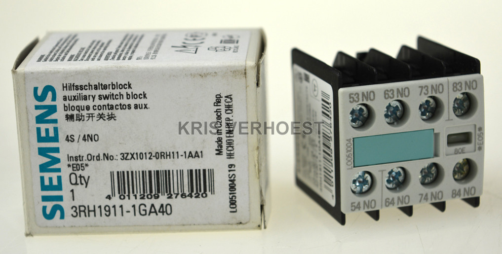 Siemens 3RH1911-1GA40 (NEW)