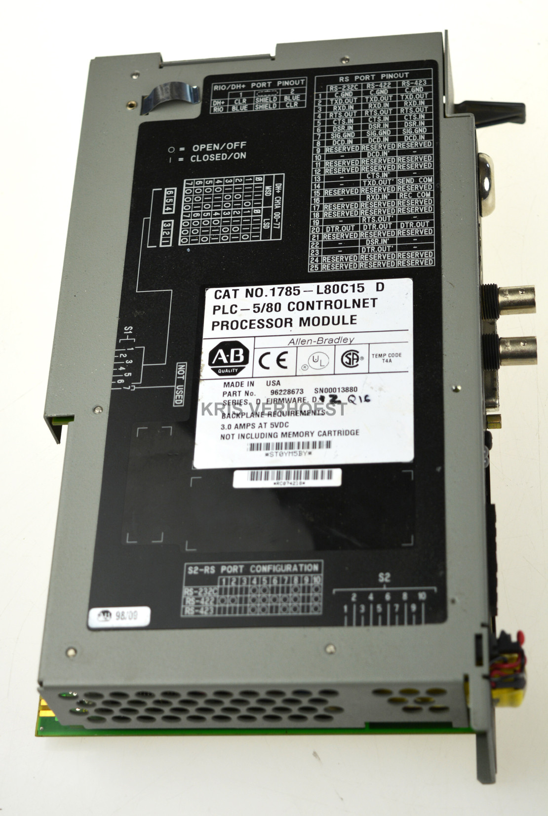 Allen-Bradley 1785-L80C15/D (NEW)