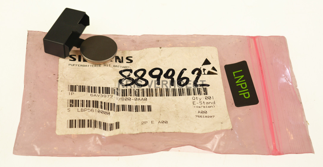 Siemens 6AV3972-1XB00-0AA0 (NEW)