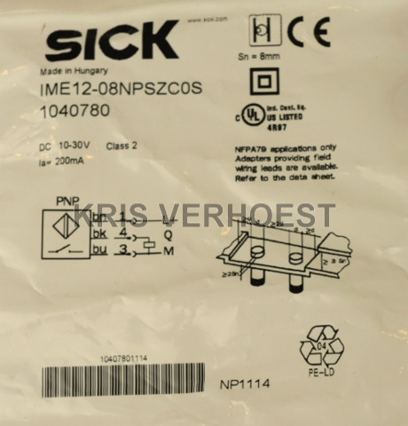 Sick 1040780 (USED)