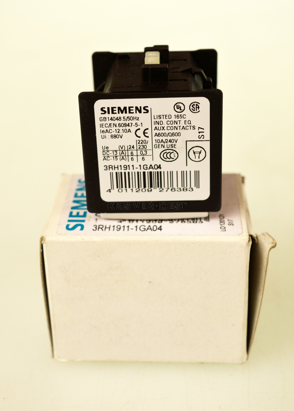 Siemens 3RH1911-1GA04 (USED)