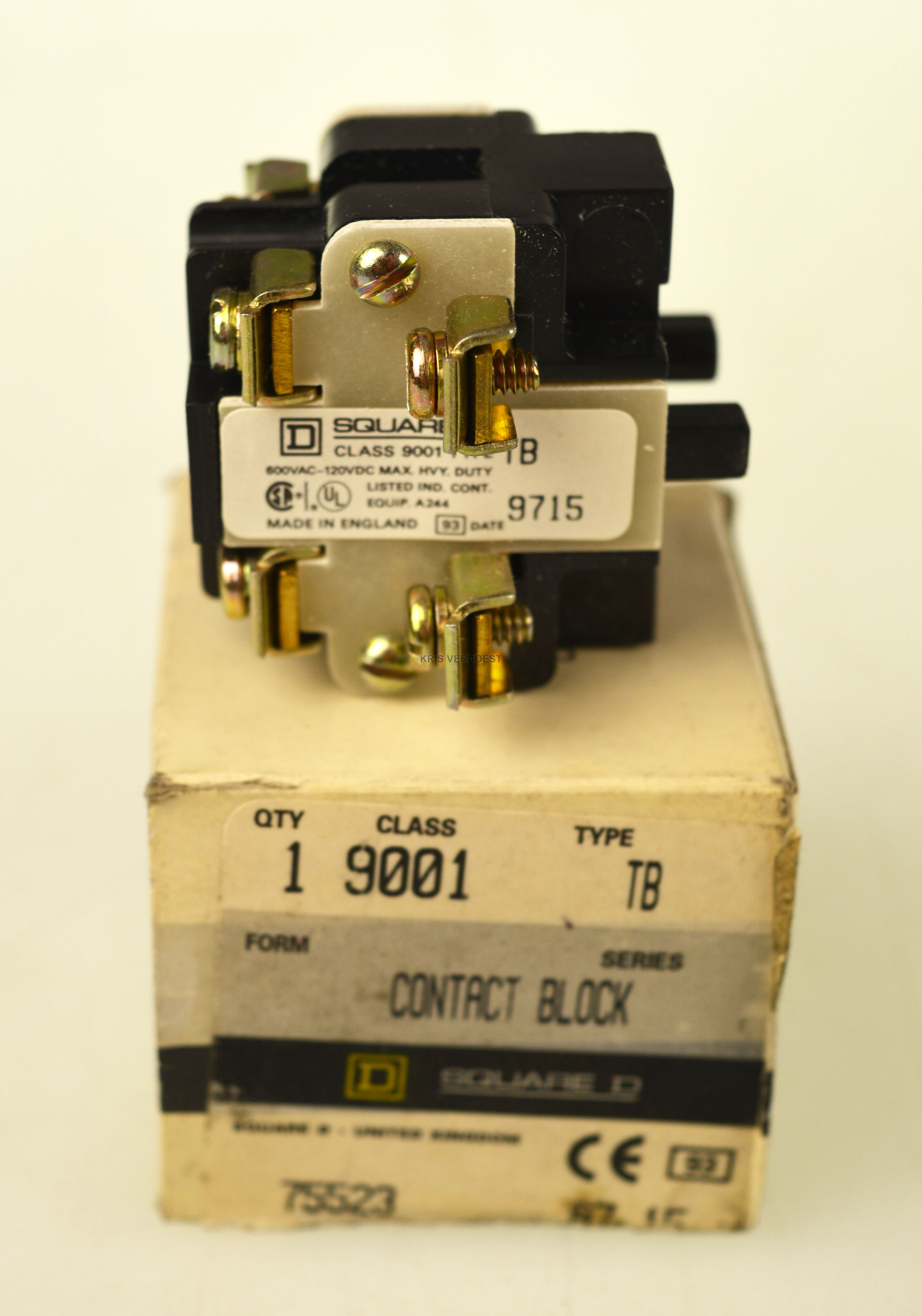 Square D Company 9001-TB (NEW)