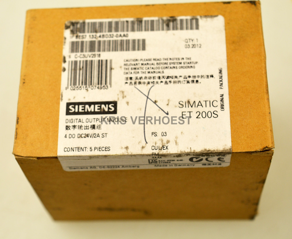 Siemens 6ES7132-4BD32-0AA0 (price/5pcs) (USED)