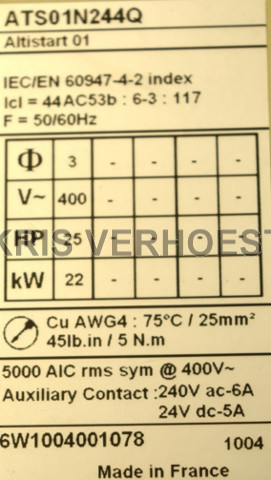 Telemecanique ATS01N244Q (USED)