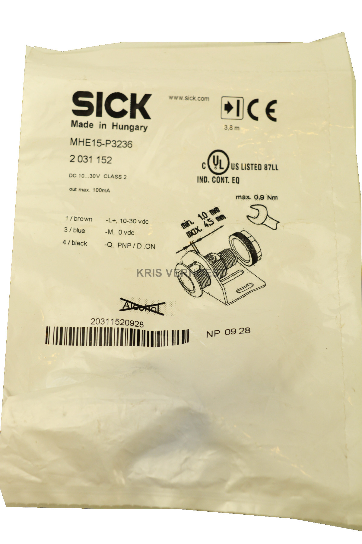 Sick 2031152 (USED)