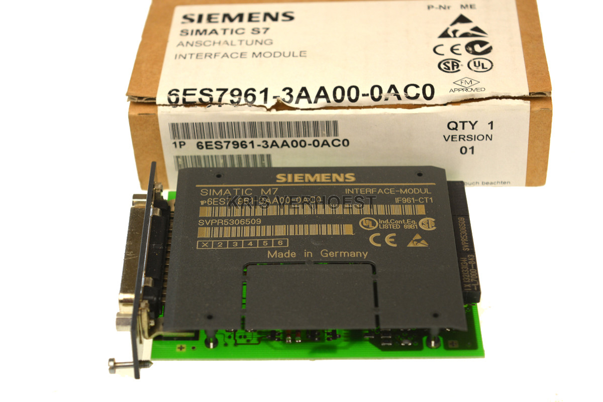 Siemens 6ES7961-3AA00-0AC0 (NEW)