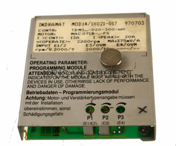 Indramat MOD14/1X021-017 (NEW)