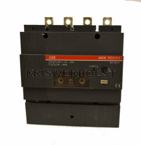ABB SACE RC212/3 (NEW)