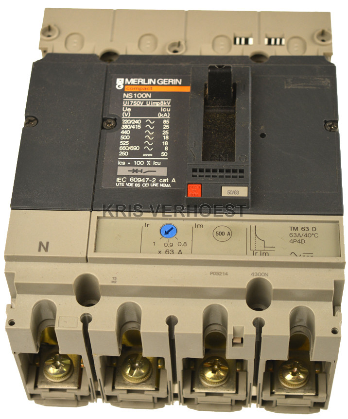 Merlin Gerin NS100N-TM63D (NEW)