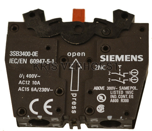 Siemens 3SB3400-0E (NEW)