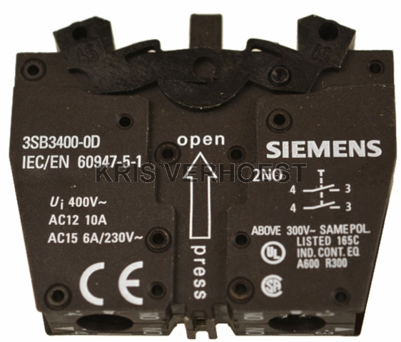 Siemens 3SB3400-0D (NEW)