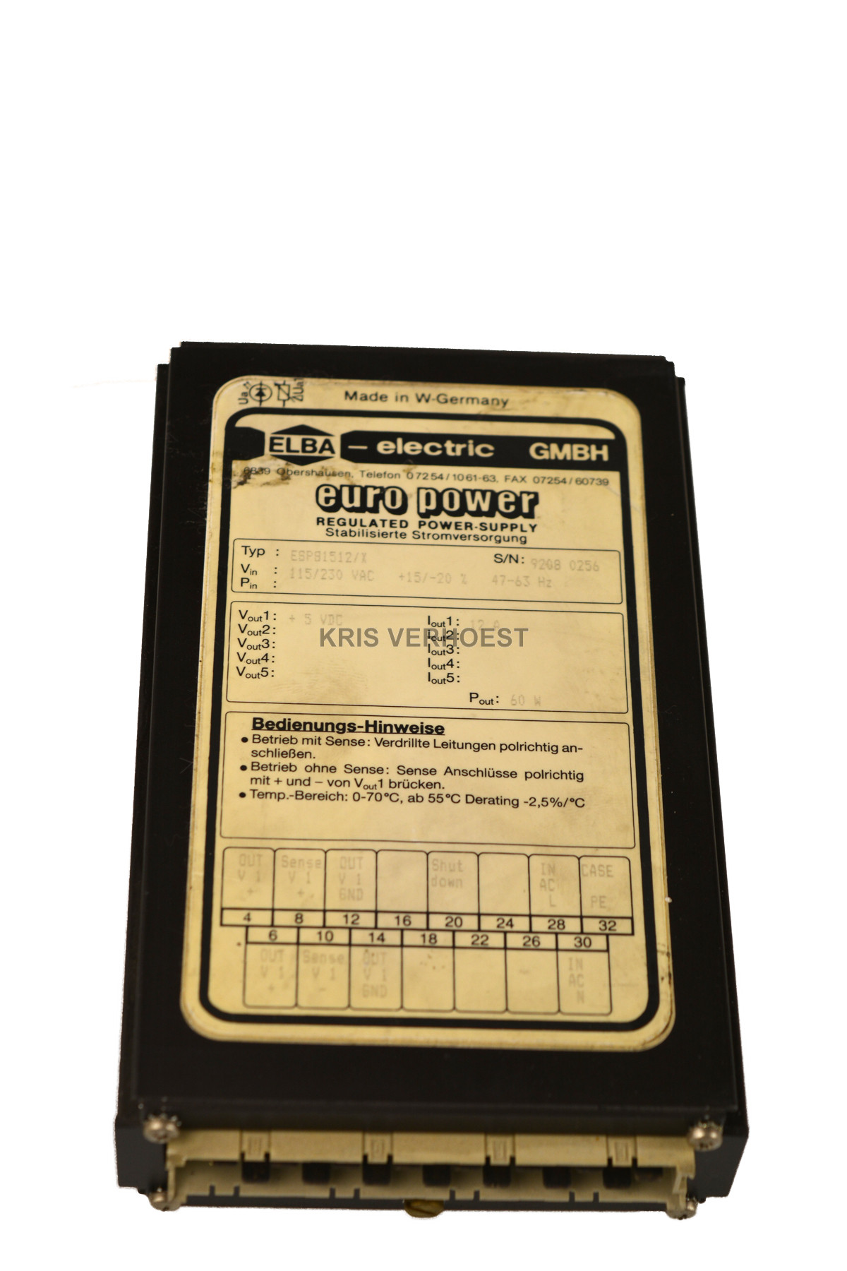 Elba ESP81512/X (NEW)