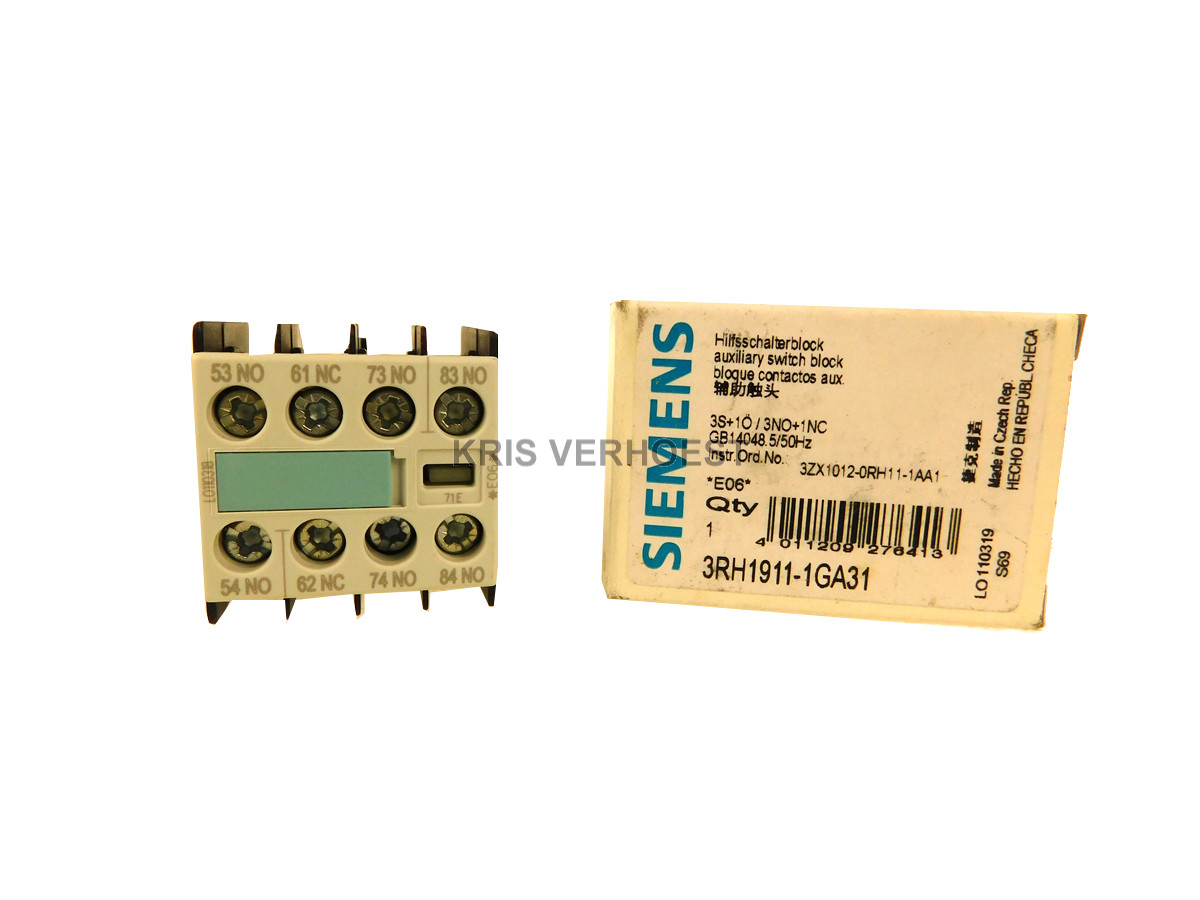 Siemens 3RH1911-1GA31 (NEW)