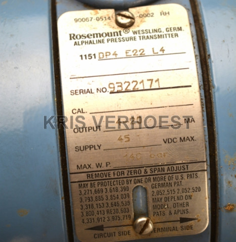 Rosemount 1151DP4E22L4 (USED)