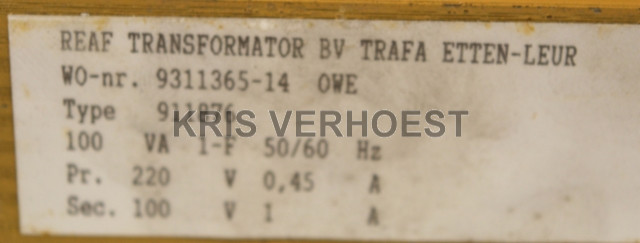 Reaf Transformer 911876 (USED)