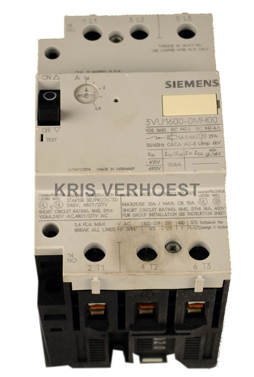 Siemens 3VU1600-0MH00 (USED)