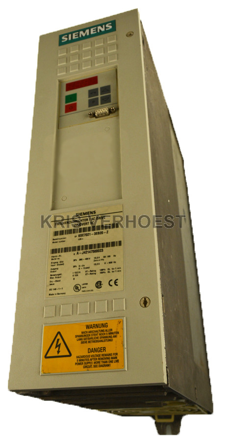 Siemens 6SE7021-3EB20 (without CU) (NEW)
