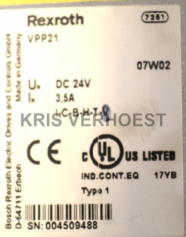 Rexroth VPP21 (USED)