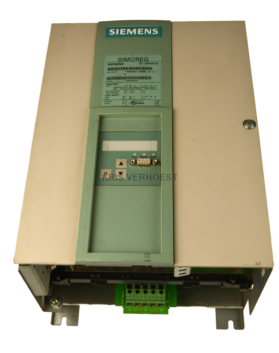 Siemens 6RA7013-6DV62-0	(without CUD1) (USED)