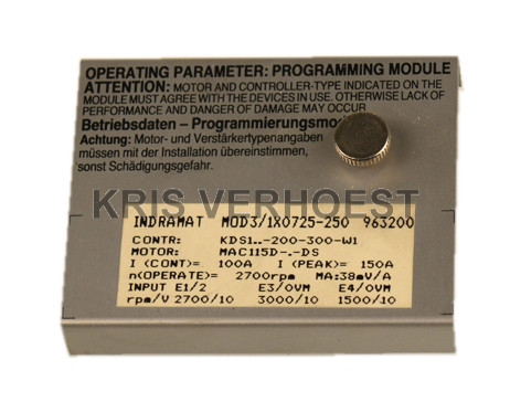 Indramat MOD3/1X0725-250 (USED)