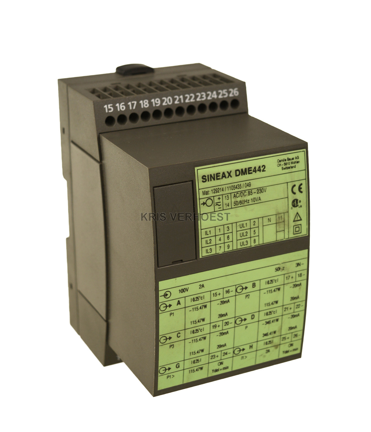 Camille Bauer SINEAX DME 442 (NEW)