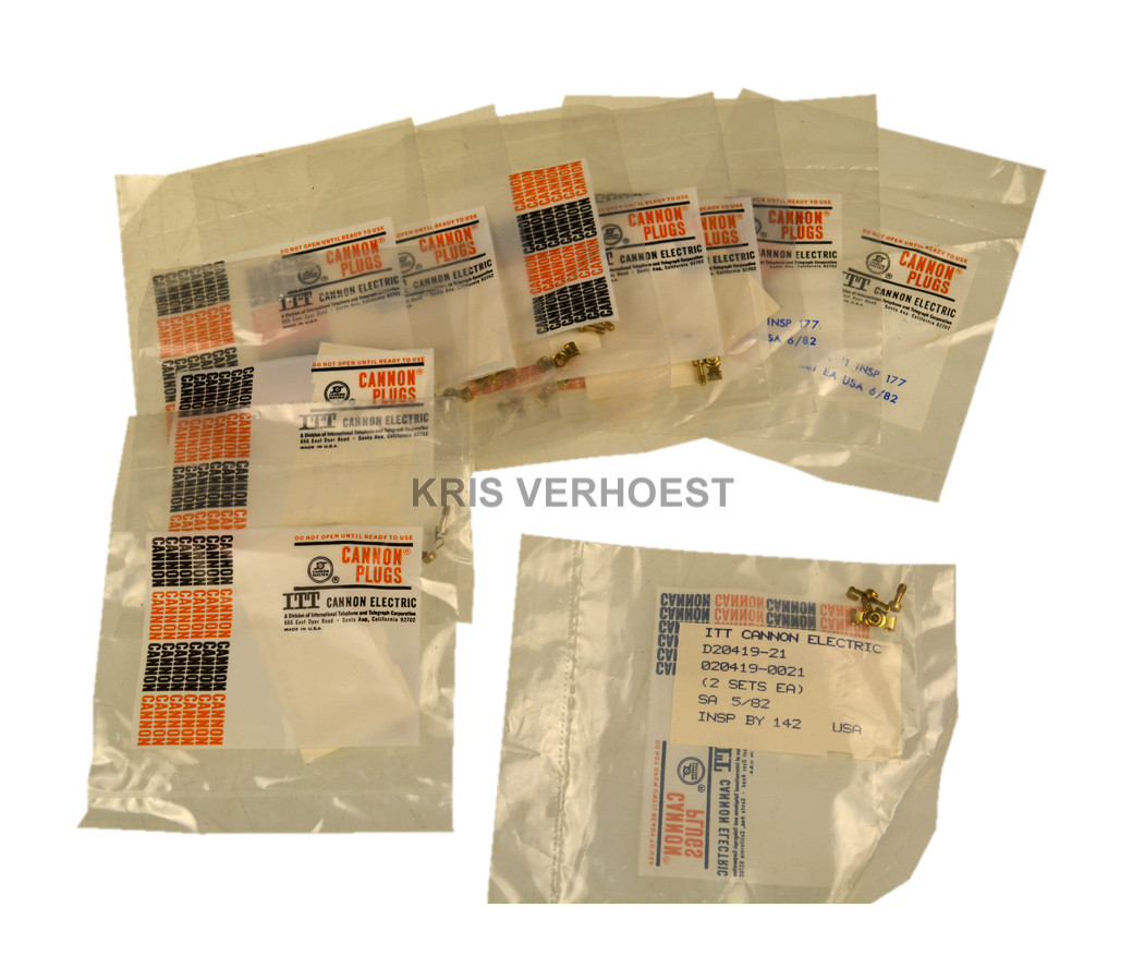 ITT Cannon D20419-21 (price/10sets) (NEW)