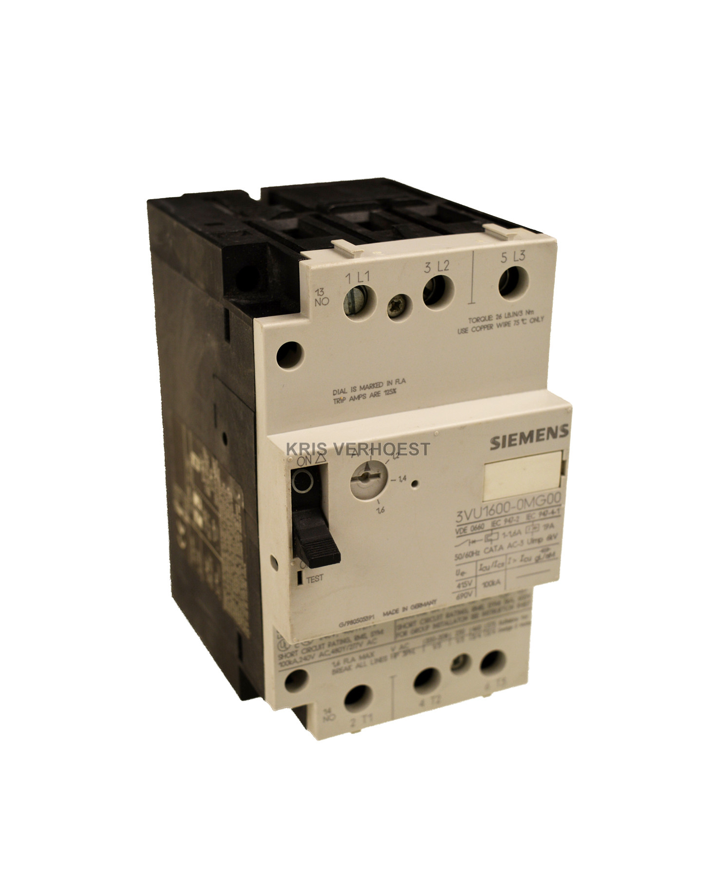 Siemens 3VU1600-0MG00 (NEW)