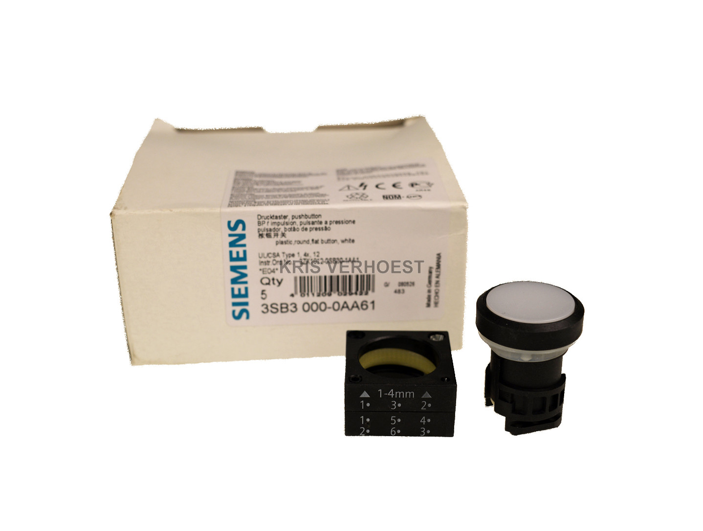 Siemens 3SB3000-0AA61 (price/5pcs) (USED)