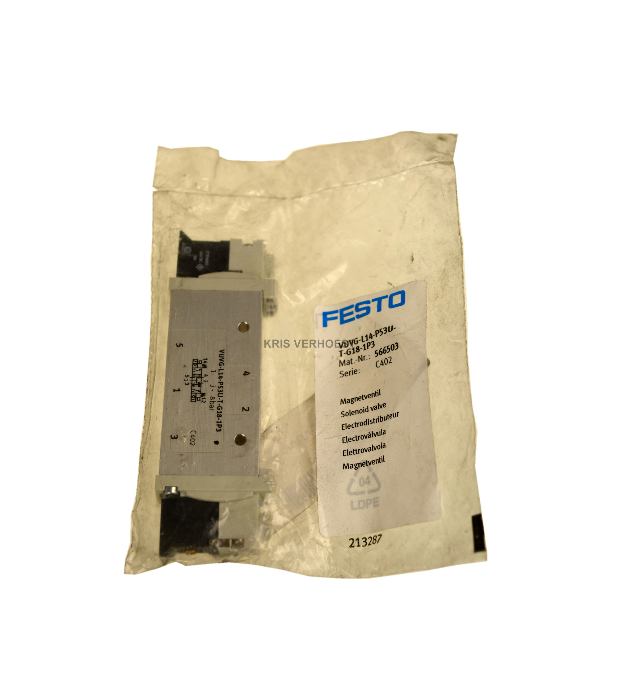 Festo Pneumatic 566503 (USED)