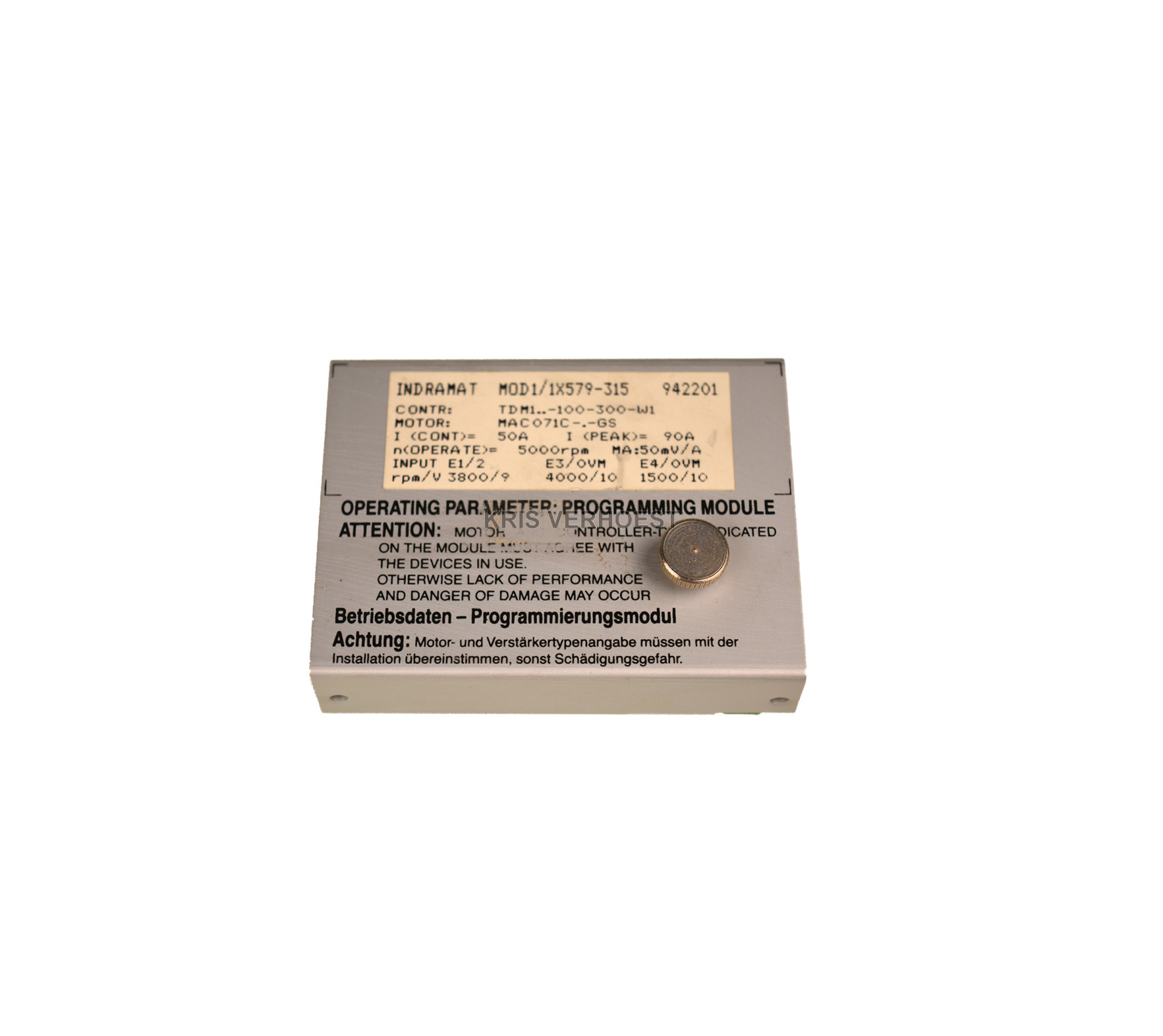 Indramat MOD1/1X579-315 (USED)