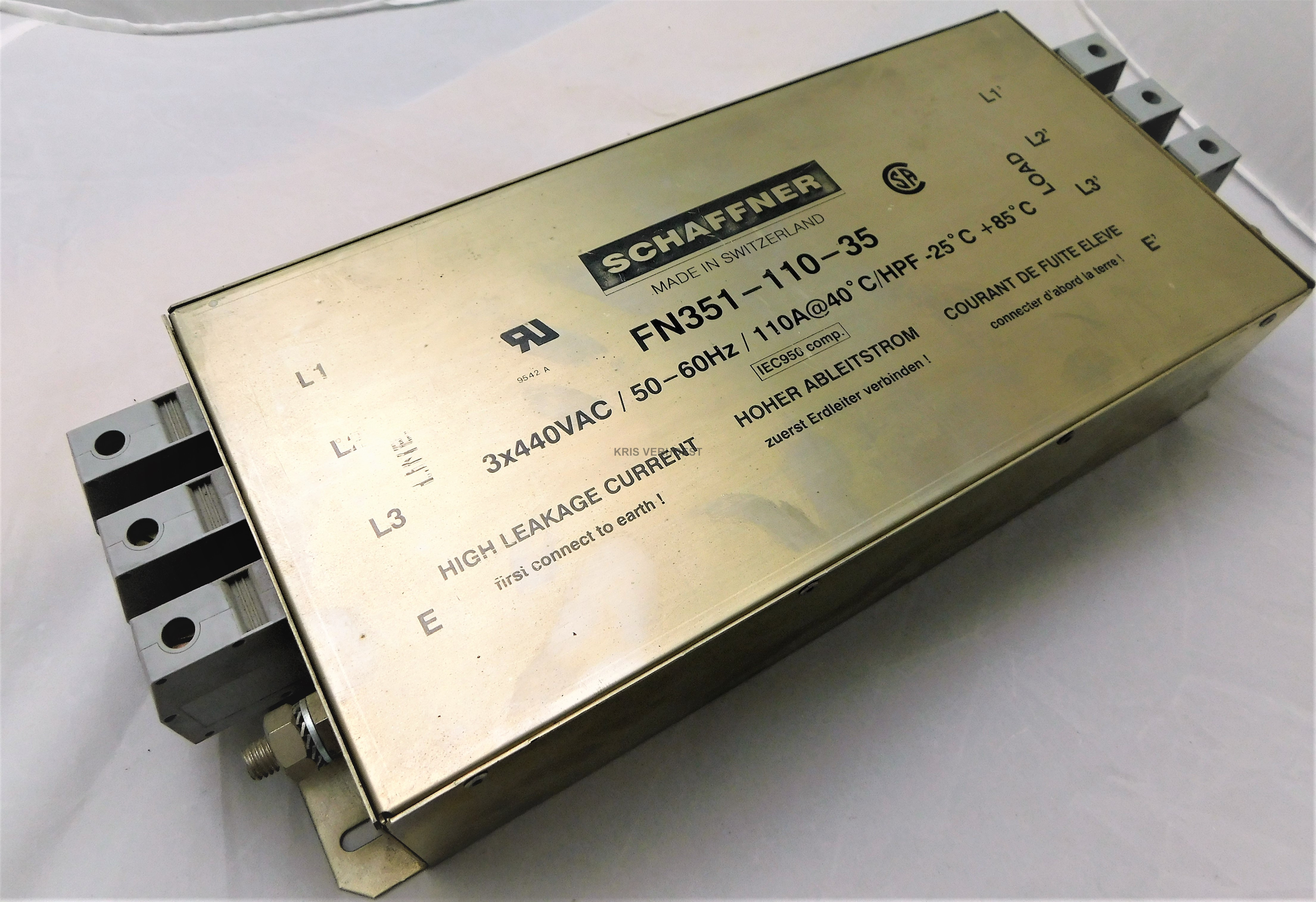Schaffner FN351-110-35 (NEW)